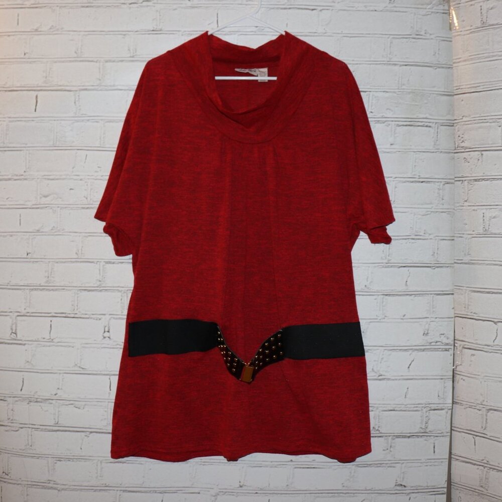 ❤️ Gold Flava Belted Tunic Top · Super Plus 28